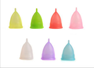 Amazon girl 100%silicone menstrual cup period cup sanitary cup for menstrual