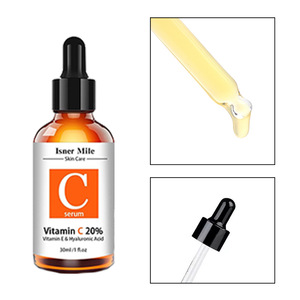 Anti Aging Anti-Wrinkle Facial Vitamin C Serum with Hyaluronic Acid as skin care serum for face