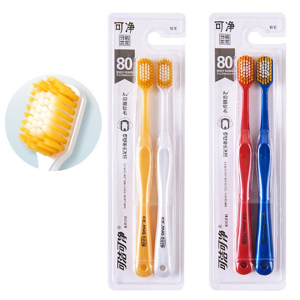 Big widen head toothbrush with latest fashion bristle tufting technology