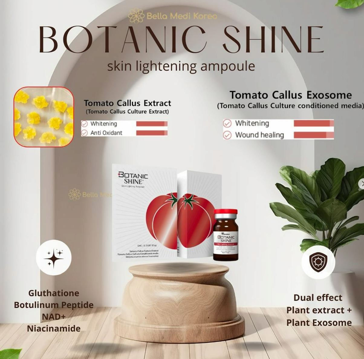BOTANIC SHINE  Skin Lighting Ampoule