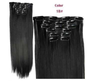 Brazilian Human Remy 16 Clips in Hair Extension