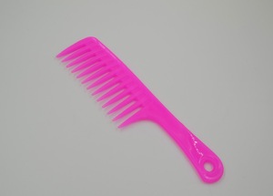 cheap colorful hair trimmer salon extra wide tooth comb for sale