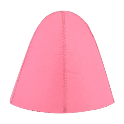 Color Custom 2mm Polyester Felt Sauna Hat Sauna Japanese Sauna Hat for Man Woman
