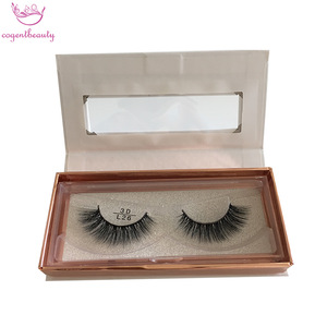 Customized Cheap Price Private Label Korean Pbt Fiber 3d Silk False Eyelashes