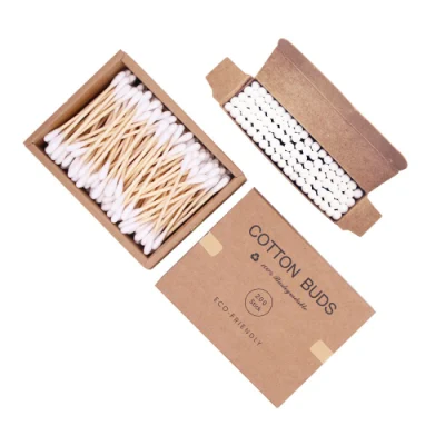 Disposable Double-End Cotton Swabs Bamboo Ear Cotton Buds