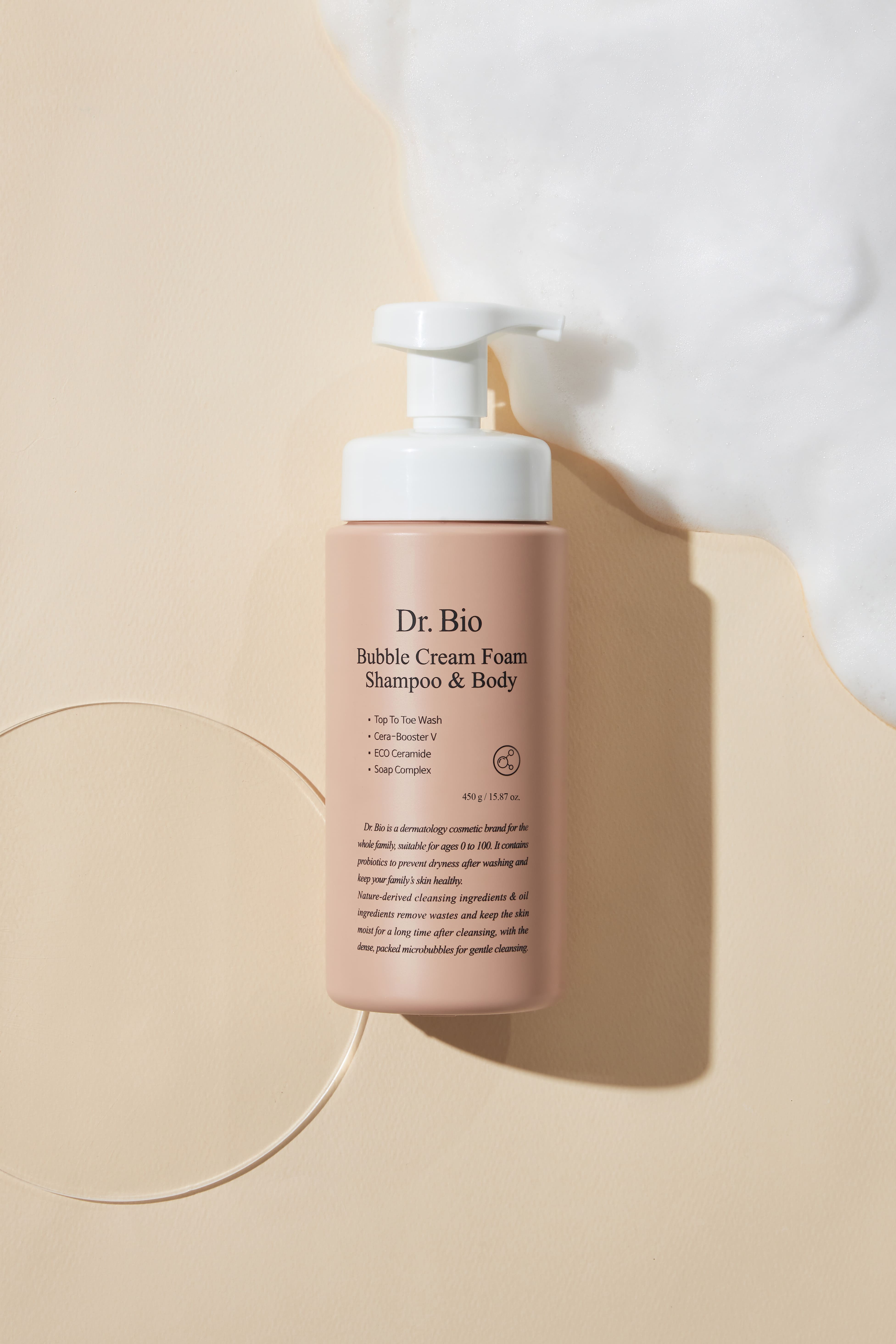 Dr. Bio Bubble Cream Foam Shampoo &amp; Body 450ml