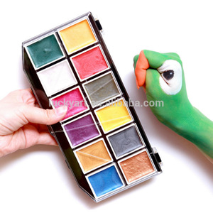 Easy Wash Acrylic Resin Body Art Painting Neon Face Paint Football Soccer Fans Face Body Paint