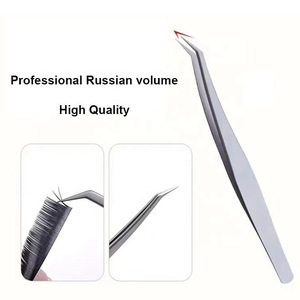 eyebrow use stainless steel tweezers for eyelash extension