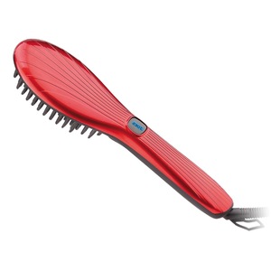 Fast Heating Hair Straightener Brush with LCD Display