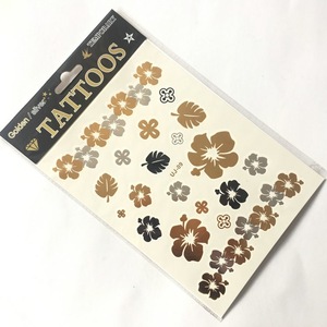 Gold Leaf Tattoos Sticker Body Tattoo Sticker Gold Tattoo Sticker