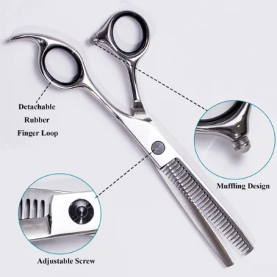 Hair Cutting Scissors Set Professional Trimming and Thinning 6.5 Inch Japanese Stainless Steel Hair Scissos