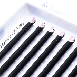 High Quality Korean Silk 3D Mink Individual Lashes False Eyelashes With Your Logo