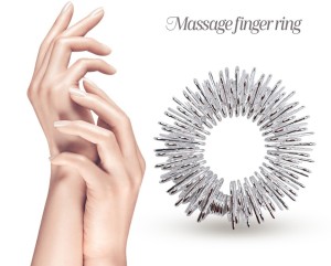 Hot Sale Finger Massage Ring Acupuncture Ring Health Care Body Massager Relax Hand Massage Finger lose Weight