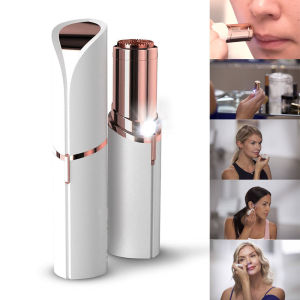 Hot Selling Battery Operated Painless Lipstick Shaver Mini Facial Ladies Hair Trimmer Removal Device Ladies Epilator