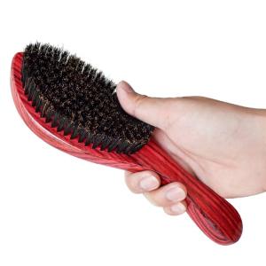Hot-selling Factory Price Custom logo Wave 360 Beard Brush Wooden Boar Bristle Hair Brush