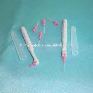 I and L interdental brush picks, 2 in 1, adjustable