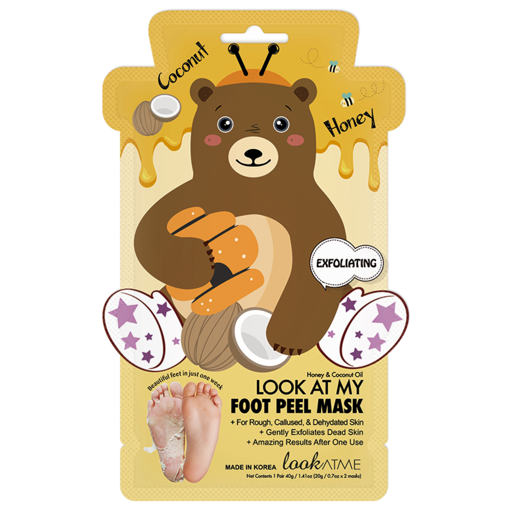 lookATME LOOK AT MY FOOT PEEL MASK BEAR