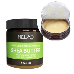 Melao Hot Selling Moisturizer Lightening Hair Body Cream Ghana Raw African Shea Butter