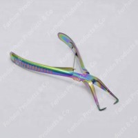 Micro Ring Hair Extension & Beading Tool Kit Plier Rainbow Color