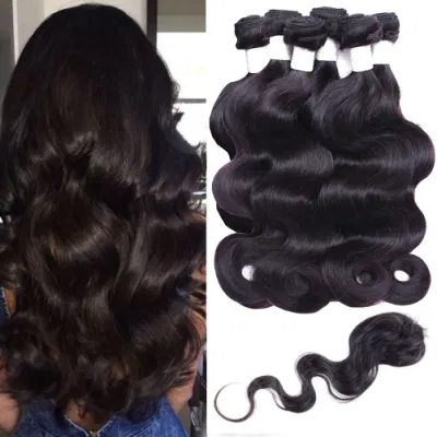 Mink Brazilian Raw Human Hair Weave Bundles Human Hair in Packet