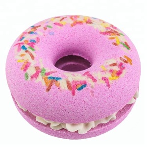 OEM / ODM Donut Natural Essential Oils Color Donut Cupcake Bathbombs for Sale