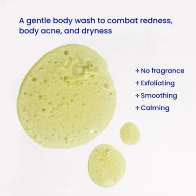 OEM ODM Exfoliating Smoothing Body Wash for Body Acne Redness