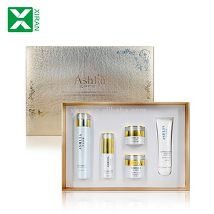 OEM ODM Hyaluronic acid whitening and anti wrinkle cosmetics cream lotion liquid series skin care set