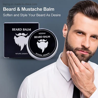 Private Label Men Beard Growth Care Product Moisturizing Nourishing Organic Men Beard Growth Balm