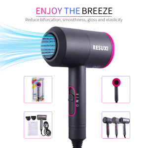 Professional Hair Dryer In 2019 Professional Hot Air Styling Brush Rotating Hot Air Brush Kit Hair Hot Air Blower