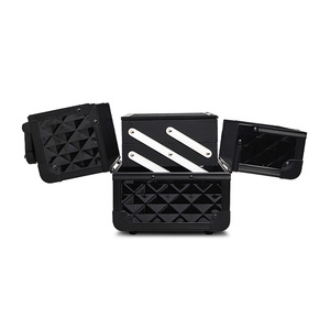 Professional hand aluminum girls vanity train makeup tool kit