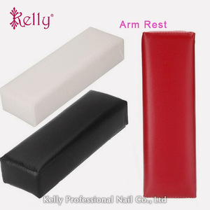 PU Leather Square Shape Arm Rest Color Printing Washable Nail Manicure Pillow For Nail Salon Manicure Tool