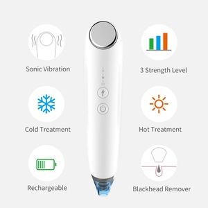 smart handheld portable anti aging beauty device skin care tool hot and cool sonic blackhead remover suction supplier