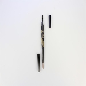 stock white flat slim auto double aroma eyebrow pencil Oem Eyebrow Pencil With Brush