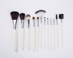 Top Selling  Pincel Wholesale Cheap Custom Blush Eyebrow Pencil 12PCS Makeup Brushes Sets Kits For Girls Beauty Cosmetic Holder