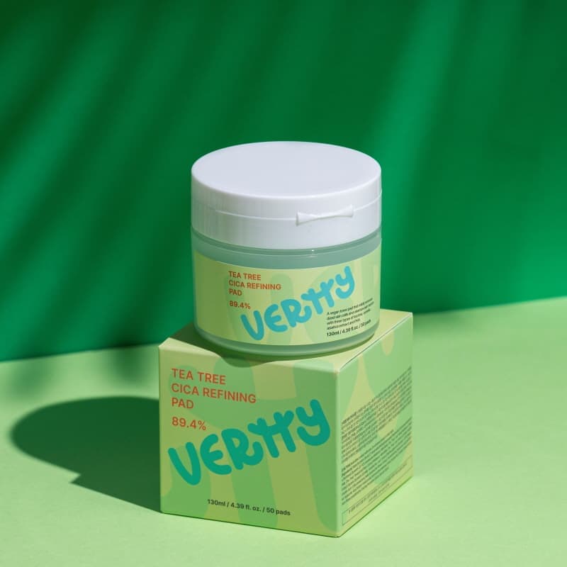 VERTTY Tea Tree Cica Refining Pad 130ml / 50pad
