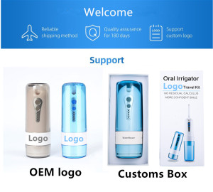 Water Flosser 200ML Cordless Oral Irrigator IPX7 Waterproof 4 Mode Dental Flosser Teeth Clean