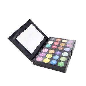 Wholesale custom 2018 new design 4 in 1 34 color pressed powder eyeshadow makeup set