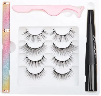 Wholesale Magic Lashes Invisible Magnetic Eyelashes Vendor with Customized Lash Box