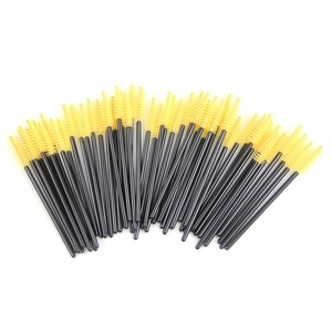 Yaeshii Wholesale Disposable Eye Extension Tools Plastic Handle Colorful Mascara Wands Eyelash Brush