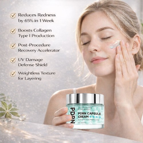 Private Label PDRN Hyaluronic Acid Face Cream, Firming Barrier Repair Deep Moisturizing Anti‑Aging Day Cream for All Skin Types