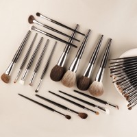 Professional Full Face Makeup Brush Set with Natural Animal Hair – Premium Cosmetic Brushes