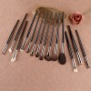 Professional Full Face Makeup Brush Set with Natural Animal Hair – Premium Cosmetic Brushes