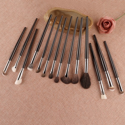 Professional Full Face Makeup Brush Set with Natural Animal Hair – Premium Cosmetic Brushes