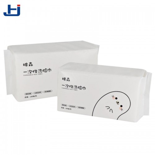 Disposable Cotton Wash Towel Non-woven Wash Soft Facial Cleansing Towel