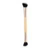 2-in-1 Dual-Ended Blush & Contour Brush  Professional Makeup Tool for Flawless Sculpting