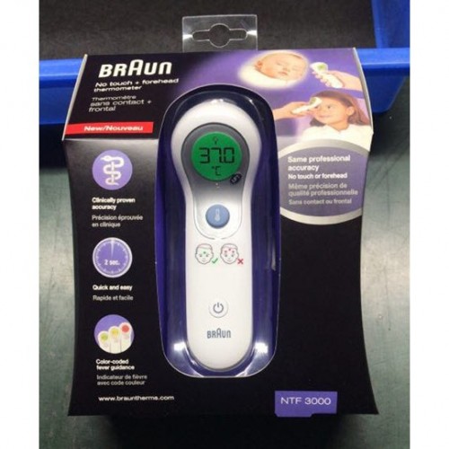 INFRARED THERMOMETER Braun No Touch + Forehead NTF3000