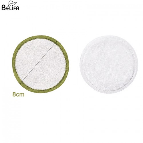 Wholesale custom eco friendly eye face cleansing round organic washable super soft reusable bamboo cotton makeup remover pads