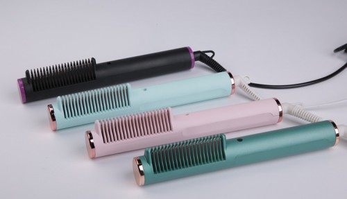 Home Use Professional Ceramic Flat Iron Comb Hair Straightener