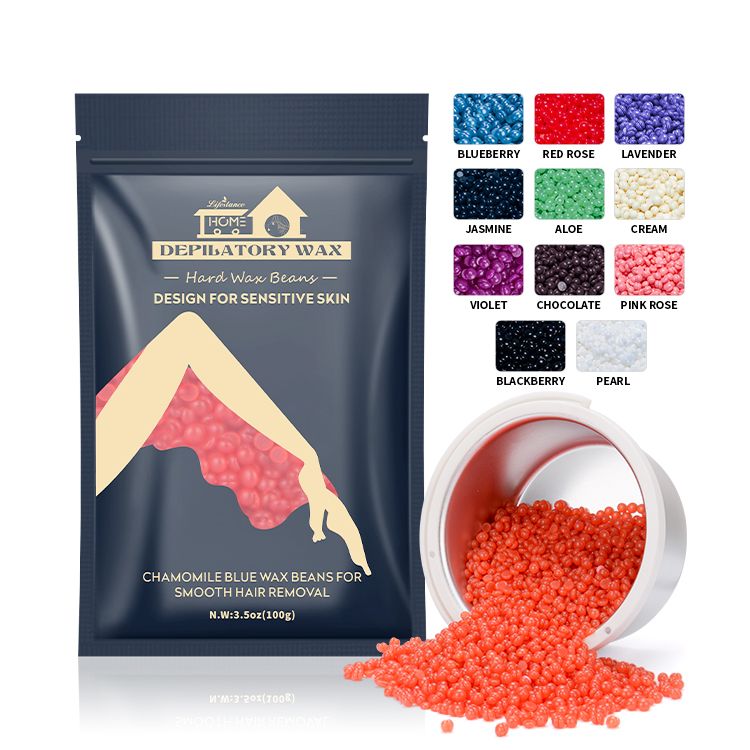 Wholesale Private Label Hair Removal Wax 100g Hard Wax Beans Depilatory Wax Beads