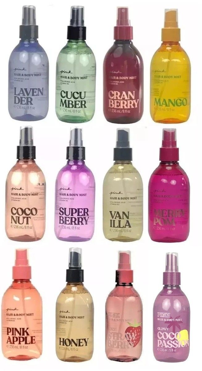 Cranberry Hair & Body Mist PINK 8oz